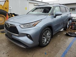 Toyota Highlander salvage cars for sale: 2020 Toyota Highlander Platinum