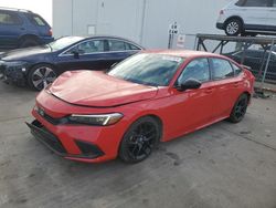 Honda Civic Sport salvage cars for sale: 2022 Honda Civic Sport