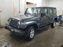 Jeep Wrangler salvage cars for sale: 2016 Jeep Wrangler Unlimited Sport