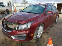 Chevrolet Cruze salvage cars for sale: 2015 Chevrolet Cruze LTZ