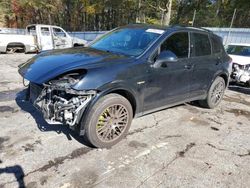 Porsche salvage cars for sale: 2017 Porsche Cayenne SE Hybrid Platinum