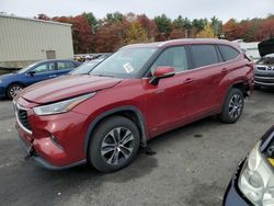 Toyota Highlander salvage cars for sale: 2021 Toyota Highlander Hybrid XLE