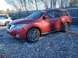 Nissan Pathfinder salvage cars for sale: 2015 Nissan Pathfinder S