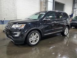 Ford Explorer salvage cars for sale: 2017 Ford Explorer Limited