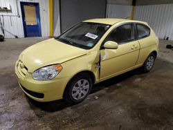 Hyundai Accent salvage cars for sale: 2010 Hyundai Accent Blue