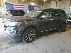 Salvage cars for sale from Copart Columbia, MO: 2016 Ford Explorer Platinum