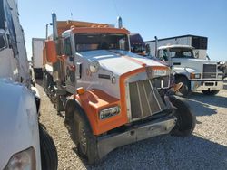 Salvage trucks for sale at San Antonio, TX auction: 2007 Kenworth Construction W900