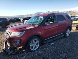 Ford Explorer salvage cars for sale: 2017 Ford Explorer XLT