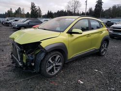 Hyundai Kona Vehiculos salvage en venta: 2020 Hyundai Kona Ultimate