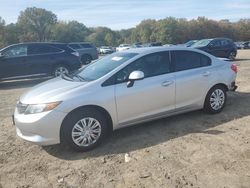 Honda Civic salvage cars for sale: 2012 Honda Civic LX