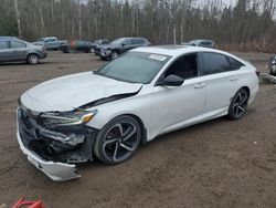 Honda Accord salvage cars for sale: 2021 Honda Accord Sport