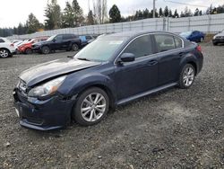 Salvage cars for sale from Copart Graham, WA: 2013 Subaru Legacy 2.5I Premium