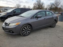 Honda Civic salvage cars for sale: 2015 Honda Civic EXL