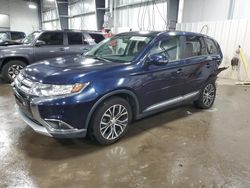 Mitsubishi Outlander salvage cars for sale: 2017 Mitsubishi Outlander SE