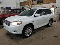 Toyota Highlander salvage cars for sale: 2008 Toyota Highlander Hybrid Limited