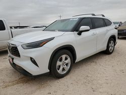 Toyota Highlander salvage cars for sale: 2024 Toyota Highlander LE