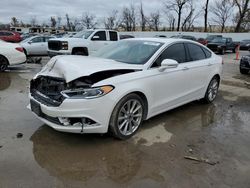 Ford Fusion salvage cars for sale: 2017 Ford Fusion Titanium