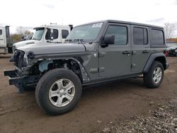 Jeep Wrangler salvage cars for sale: 2021 Jeep Wrangler Unlimited Sport