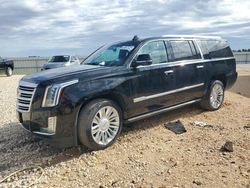 Cadillac Escalade salvage cars for sale: 2019 Cadillac Escalade ESV Platinum