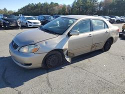 Toyota Corolla salvage cars for sale: 2007 Toyota Corolla CE