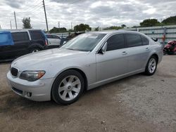 BMW salvage cars for sale: 2006 BMW 750 LI