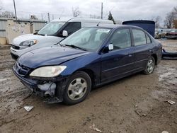 Honda Civic salvage cars for sale: 2005 Honda Civic Hybrid