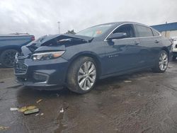 Vehiculos salvage en venta de Copart Woodhaven, MI: 2018 Chevrolet Malibu Premier