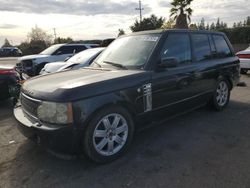 Land Rover Range Rover salvage cars for sale: 2006 Land Rover Range Rover HSE