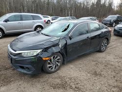 Honda salvage cars for sale: 2017 Honda Civic EX