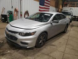 Chevrolet Malibu salvage cars for sale: 2017 Chevrolet Malibu LS