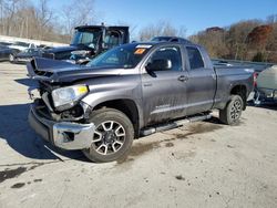 Salvage cars for sale from Copart Ellwood City, PA: 2015 Toyota Tundra Double Cab SR