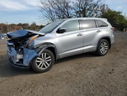 Toyota Highlander salvage cars for sale: 2014 Toyota Highlander LE