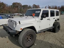 Jeep Wrangler salvage cars for sale: 2015 Jeep Wrangler Unlimited Sahara