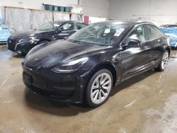 Tesla Model 3 salvage cars for sale: 2022 Tesla Model 3