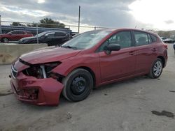 Subaru Impreza salvage cars for sale: 2018 Subaru Impreza