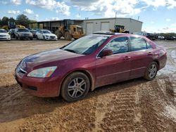 Salvage cars for sale from Copart Tanner, AL: 2006 Honda Accord EX