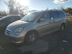 Honda Odyssey exl Vehiculos salvage en venta: 2007 Honda Odyssey EXL