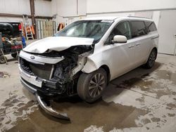 Salvage cars for sale from Copart Nisku, AB: 2016 KIA Sedona EX