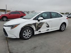 Toyota Corolla salvage cars for sale: 2022 Toyota Corolla LE