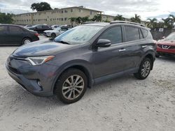 Toyota rav4 salvage cars for sale: 2017 Toyota Rav4 Limited