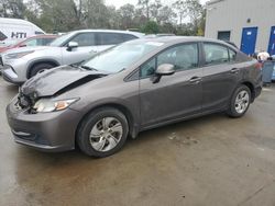 Honda Civic salvage cars for sale: 2013 Honda Civic LX