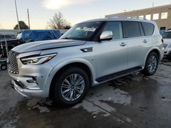 Infiniti qx80 salvage cars for sale: 2020 Infiniti QX80 Luxe