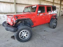 Jeep Wrangler Unlimited Sport salvage cars for sale: 2015 Jeep Wrangler Unlimited Sport