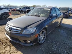 Mercedes-Benz c-Class salvage cars for sale: 2009 Mercedes-Benz C 350