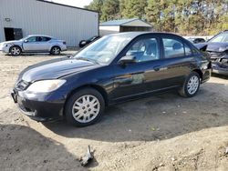 Honda Civic salvage cars for sale: 2005 Honda Civic LX