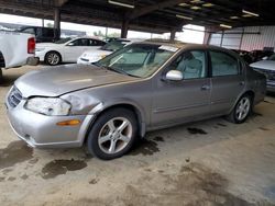 Nissan Maxima salvage cars for sale: 2001 Nissan Maxima GXE