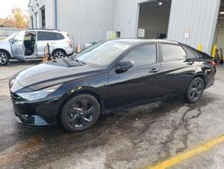 Hyundai Elantra salvage cars for sale: 2022 Hyundai Elantra Blue