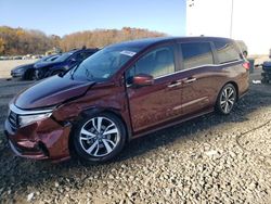 Honda Odyssey salvage cars for sale: 2021 Honda Odyssey Touring