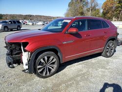 Volkswagen Atlas salvage cars for sale: 2022 Volkswagen Atlas Cross Sport SEL Premium R-Line