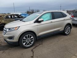 Vehiculos salvage en venta de Copart Woodhaven, MI: 2018 Ford Edge Titanium